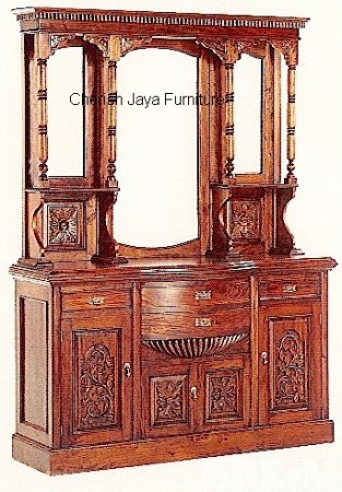 Code: HL 105-M Name: Side Board Size: W=58 x D=60 x H=215 cm Wood: Solid Mahogany wood.﻿